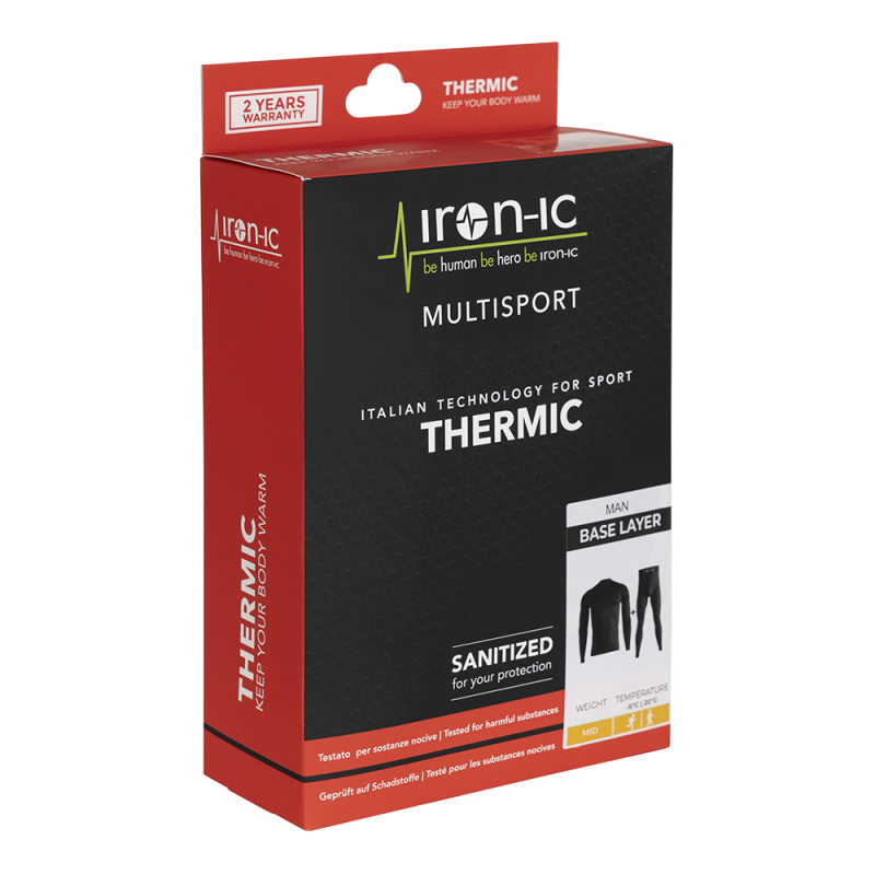 BIANCHERIA TERMICA UOMO – COMPLETO | BLACK | M(50) | Diel