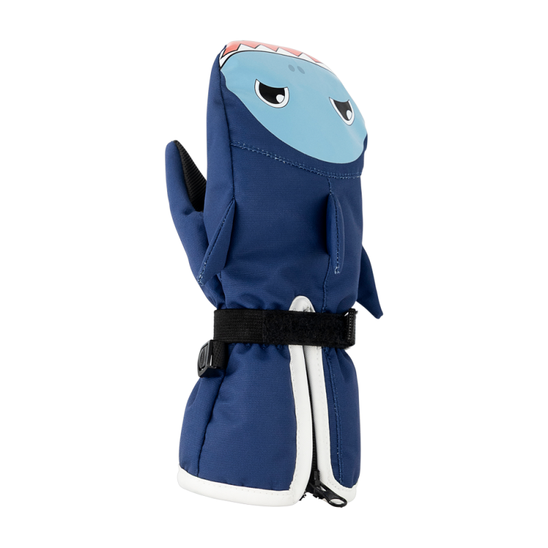 GUANTI DA SCI PER BAMBINI BLU CON DESIGN SQUALO | BLUE | M-L | Diel