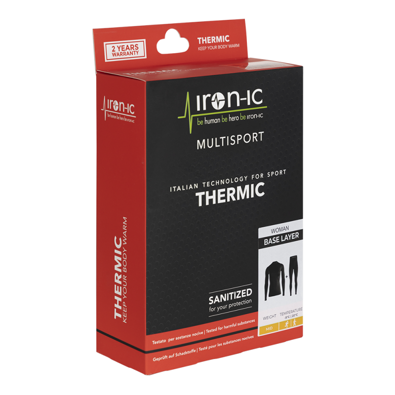 BIANCHERIA TERMICA DONNA – COMPLETO | BLACK | XL-XXL | Diel