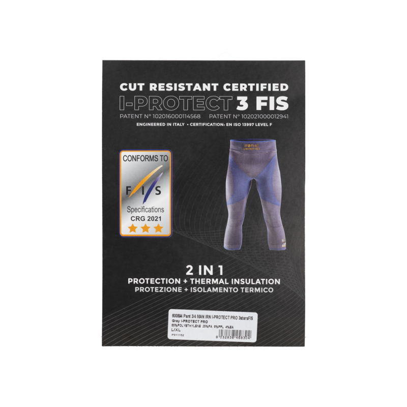 ANTI-CUT FIS 3 STARS BIANCHERIA TERMICA PER BAMBINI | GREY | 128-140 | Diel